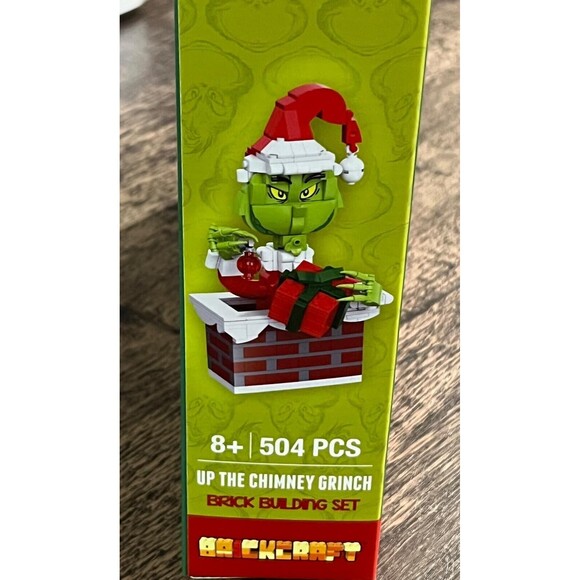 The Grinch Dr Seuss Brickcraft Brick Building Set Up the Chimney Grinch 504 PCS - Picture 4 of 6